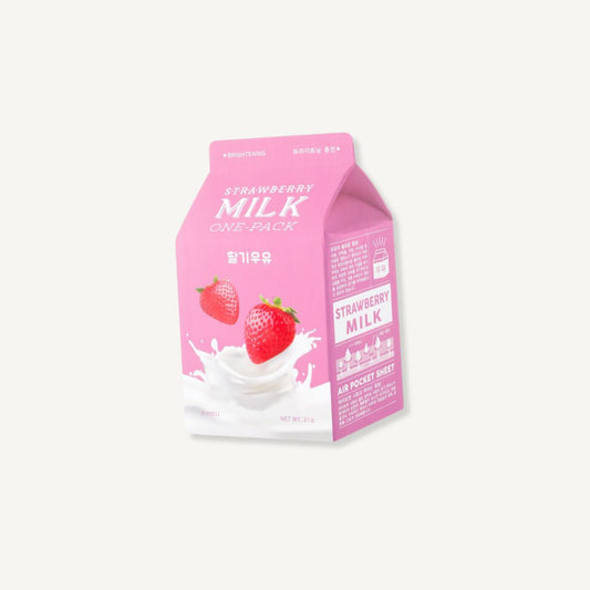 A'pieu Strawberry Milk One-Pack Sheet Mask