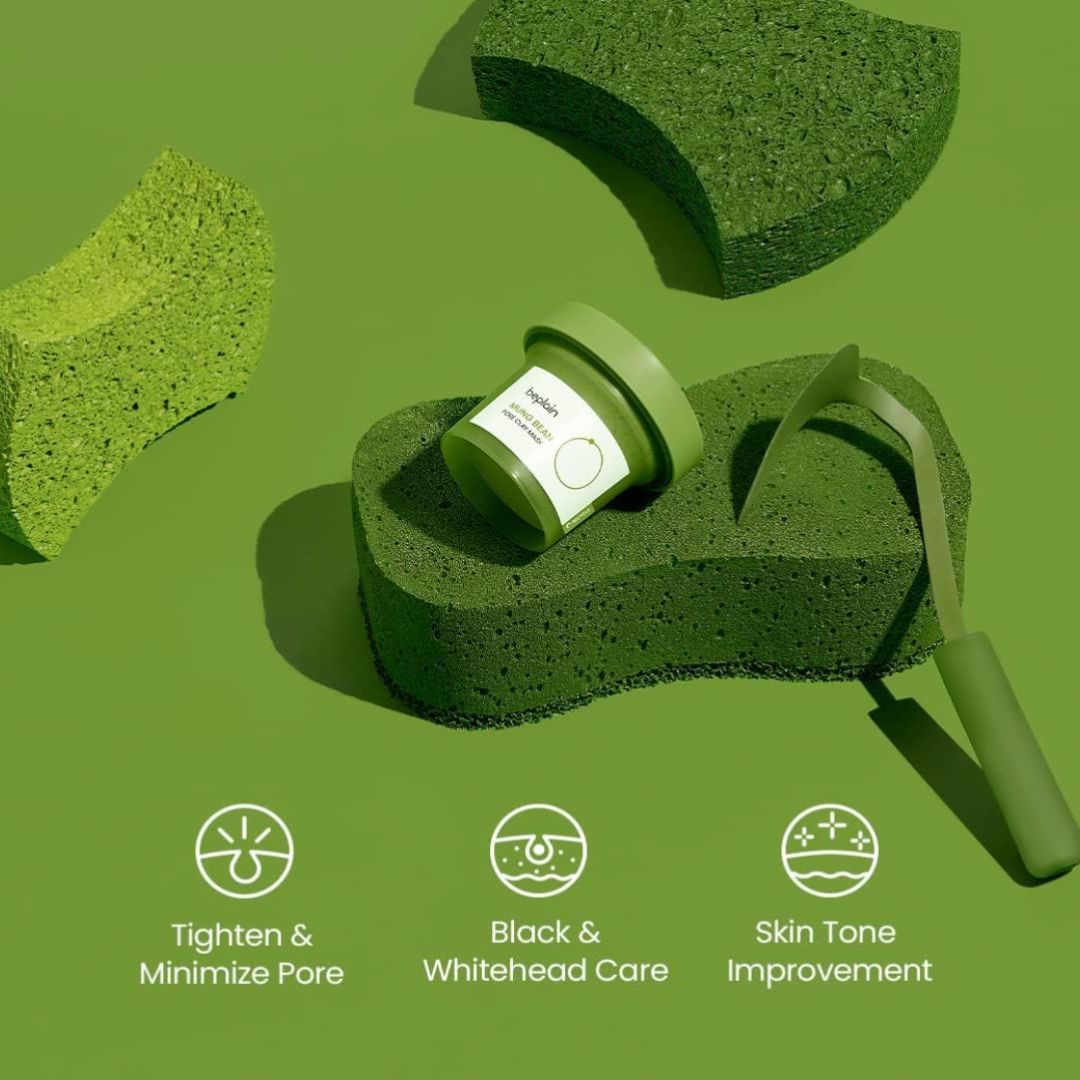 beplain Mung Bean Pore Clay Mask