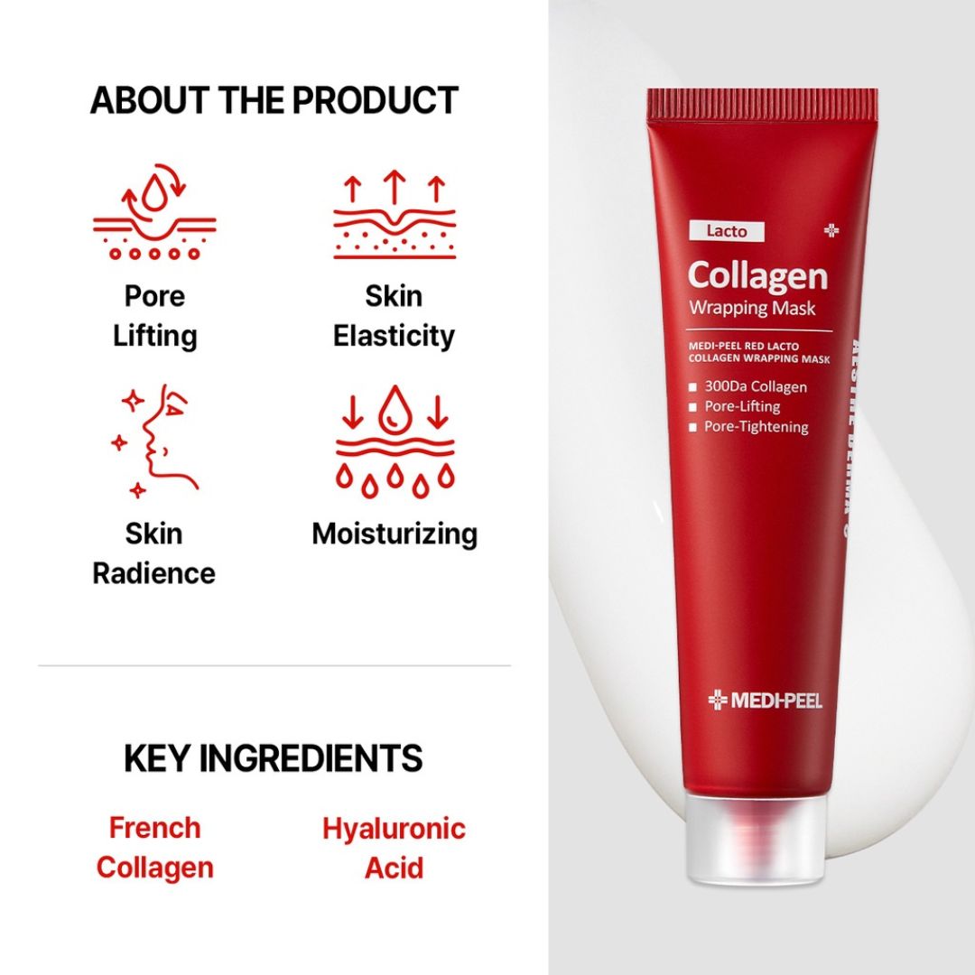 MEDIPEEL+ Red Lacto Collagen Wrapping Mask