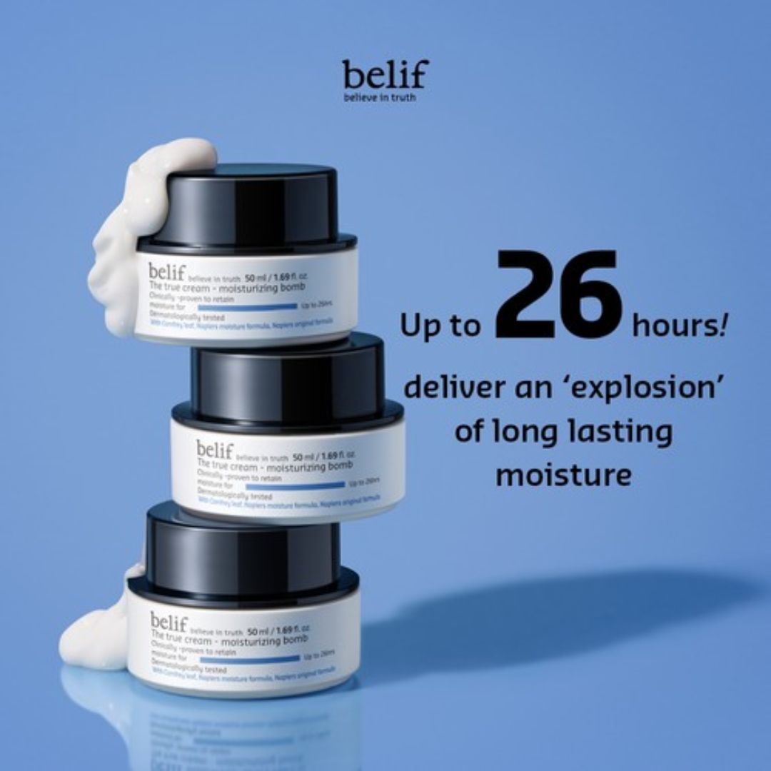 Belif The True Cream Moisturizing Bomb with Peptide and Ceramide