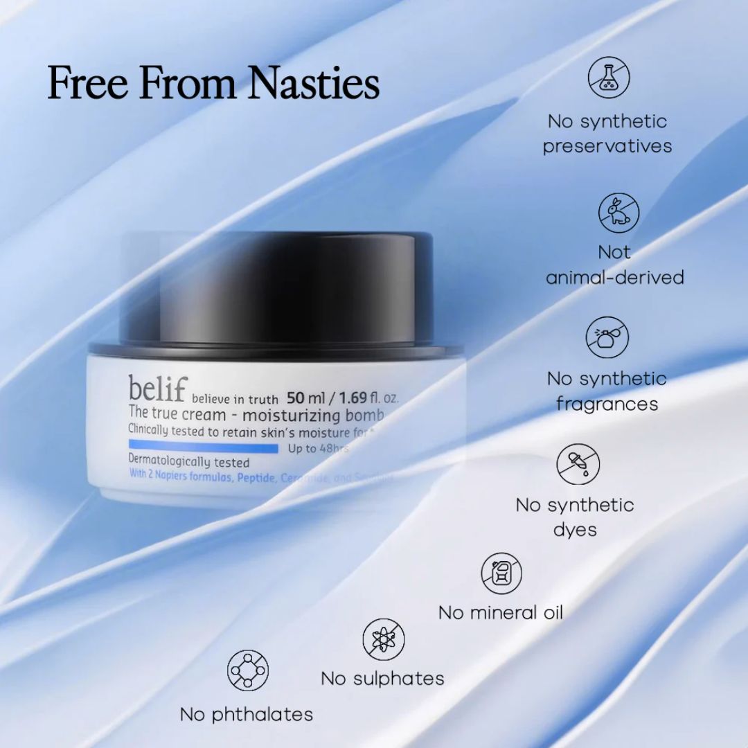 Belif The True Cream Moisturizing Bomb with Peptide and Ceramide