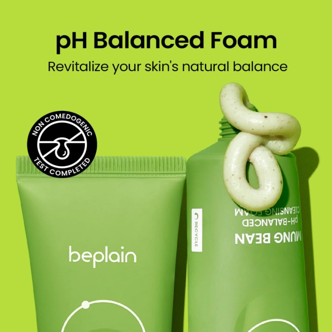 beplain Mung Bean pH-Balanced Cleansing Foam