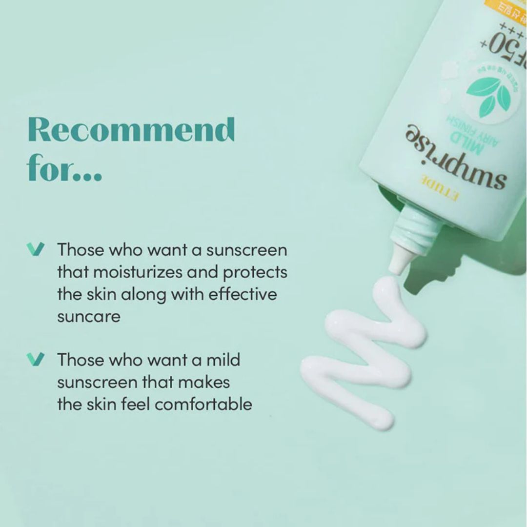 ETUDE Sunprise Mild Airy Finish Sun Milk SPF50+