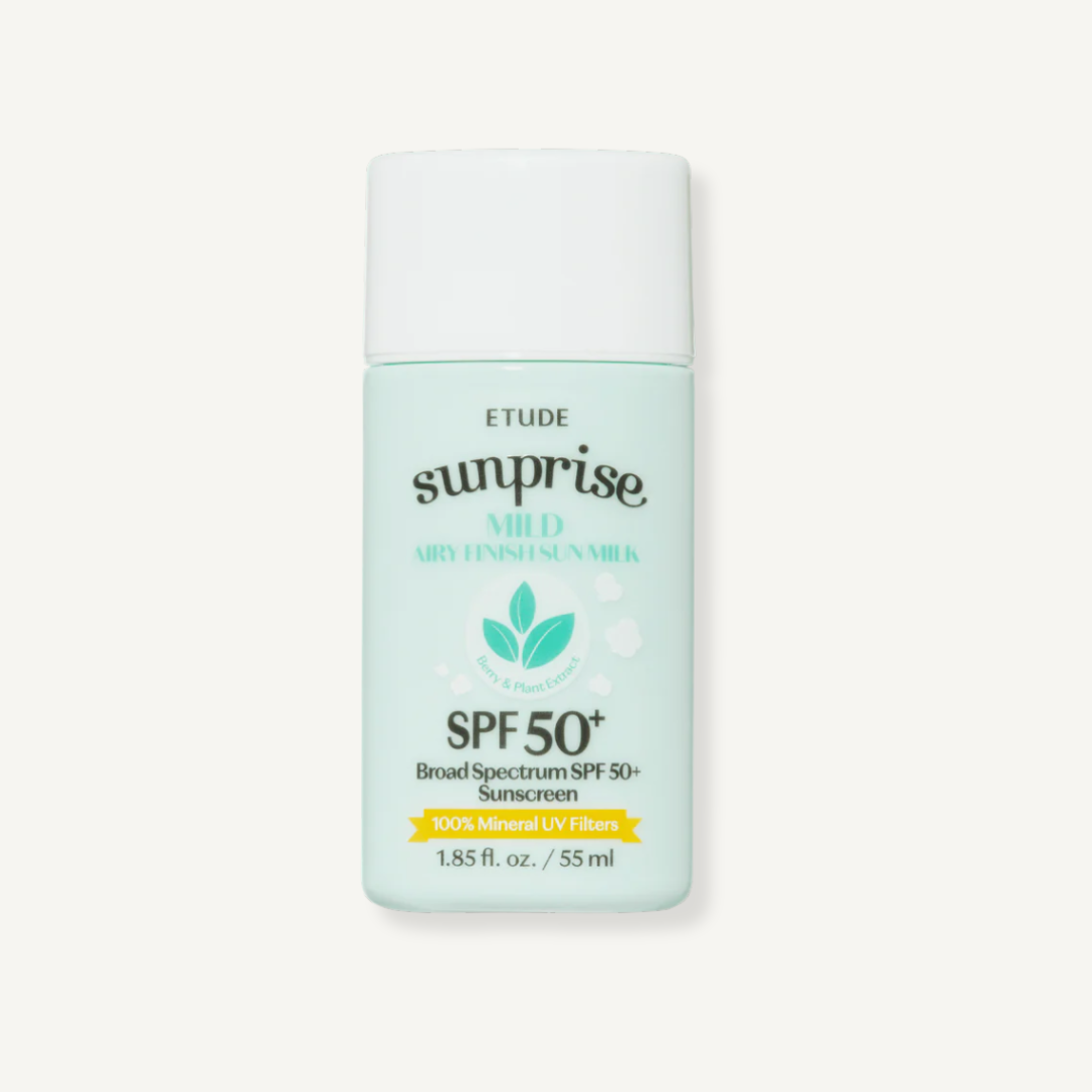 ETUDE Sunprise Mild Airy Finish Sun Milk SPF50+